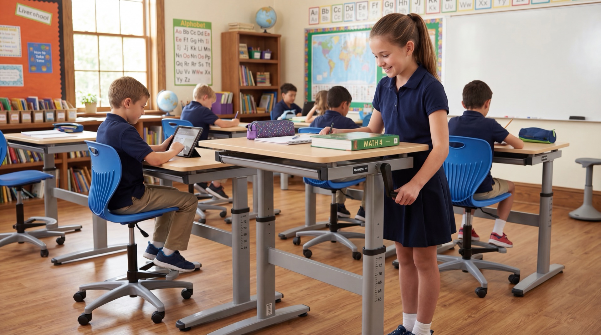 Bàn ghế công thái học